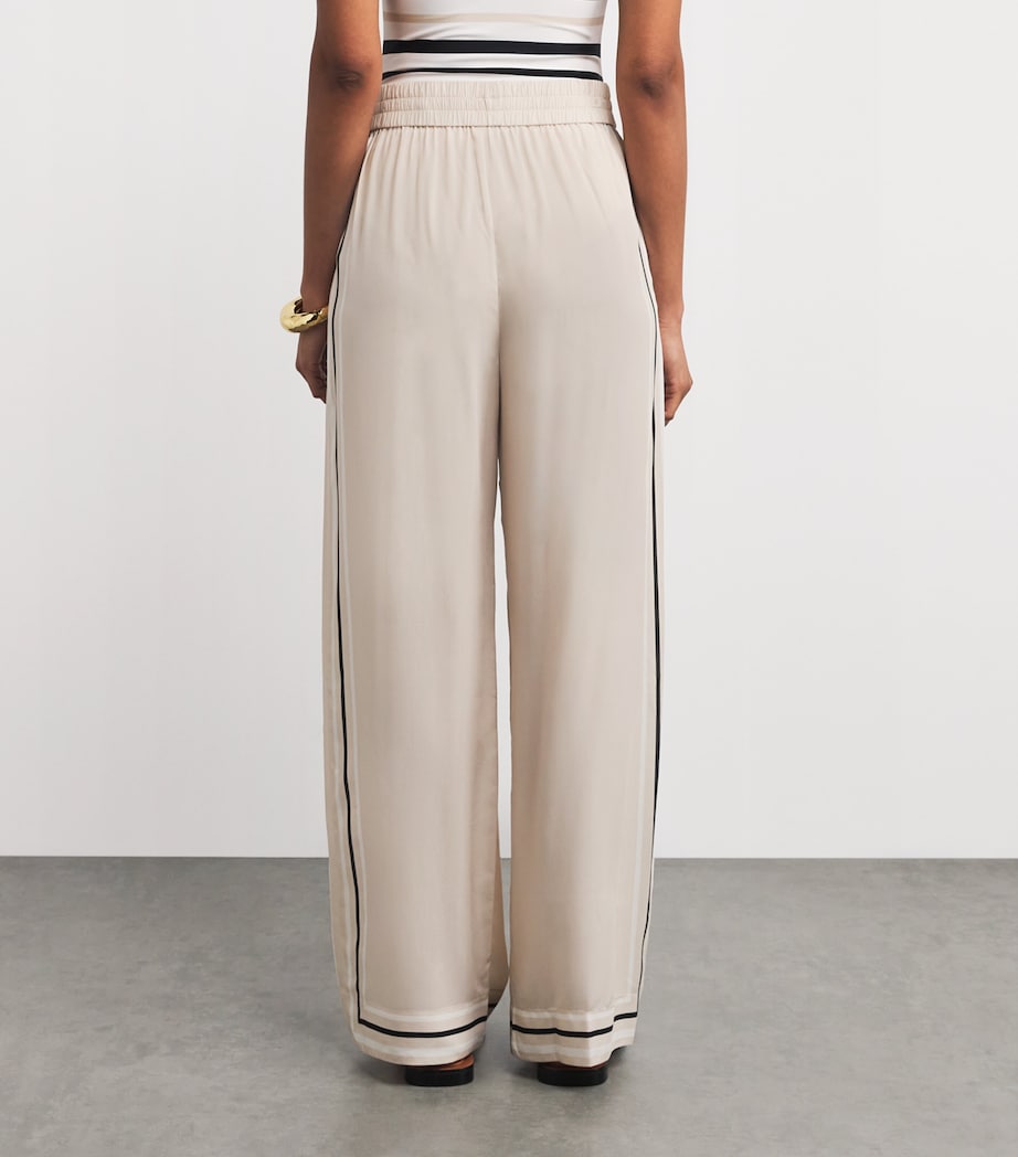 Thomson Wide-Leg Trousers SAND STRIPE