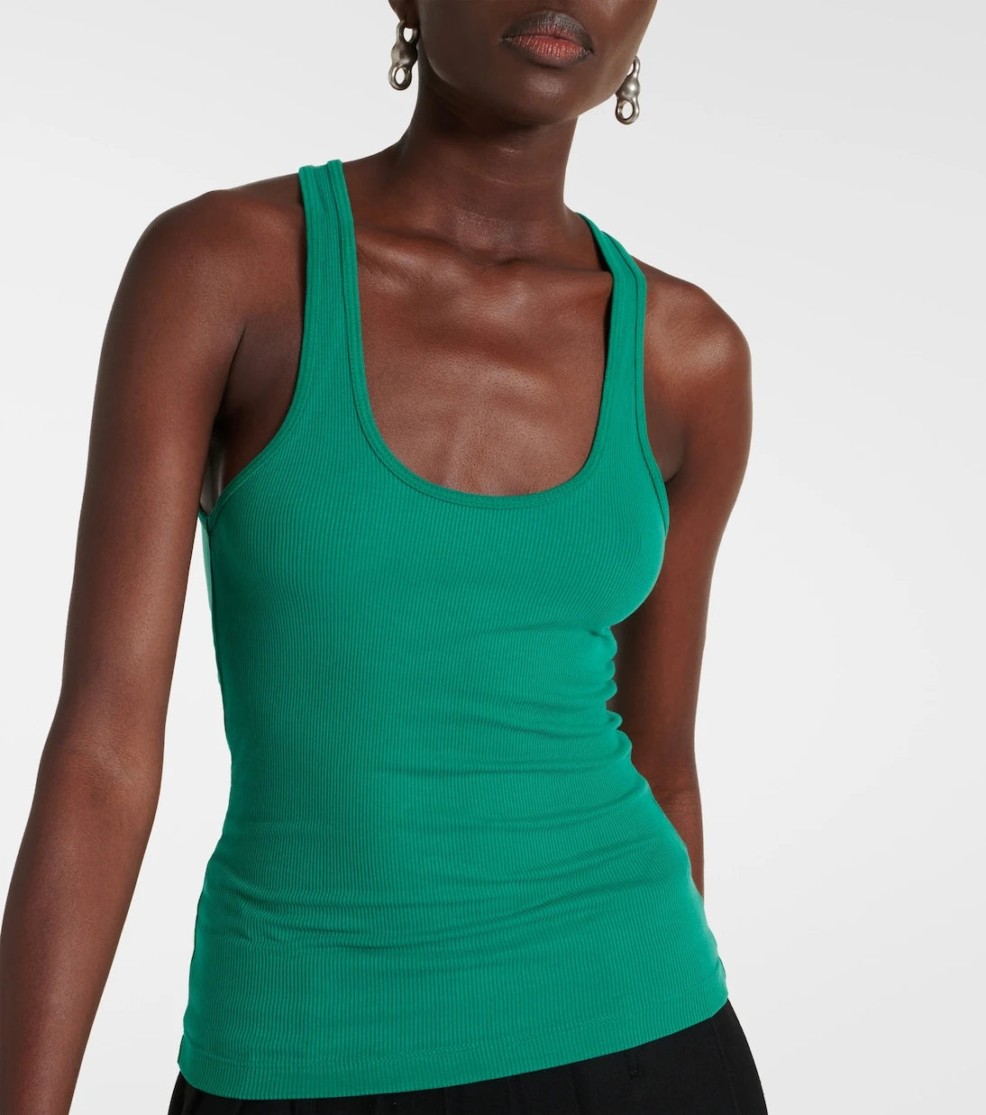Agolde - Bianca ribbed-knit tank top