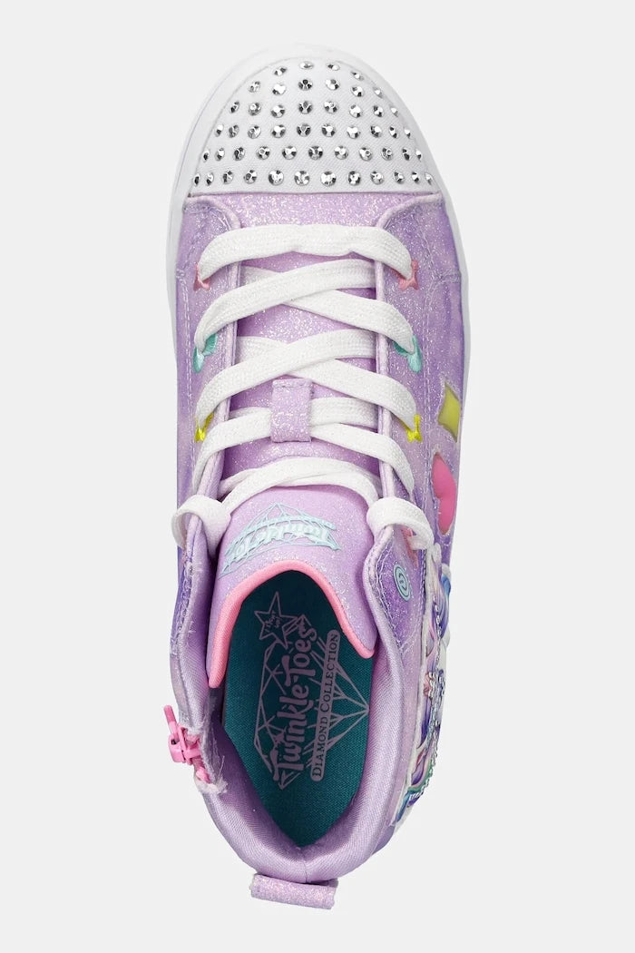 Детски високи кецове Skechers TWI-LITES 2.0 - UNICORN GLAM