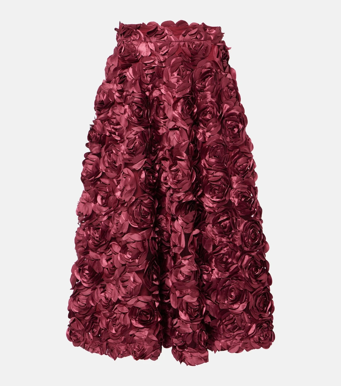 Rotate - Sun floral-appliqué high-rise maxi skirt