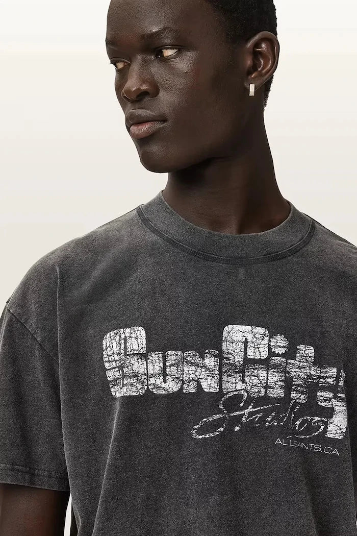 AllSaints тениска basic мъжка от памук SUN