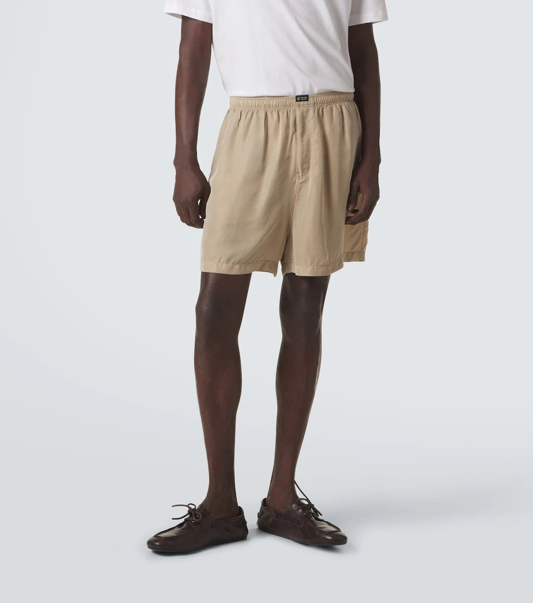 Prada - Silk Bermuda shorts