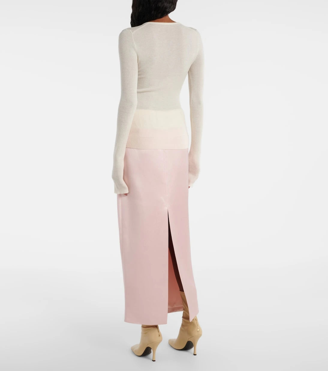Khaite - Tania ribbed-knit wool-blend top