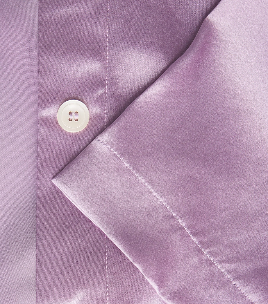 Purple Silk Pyjamas
