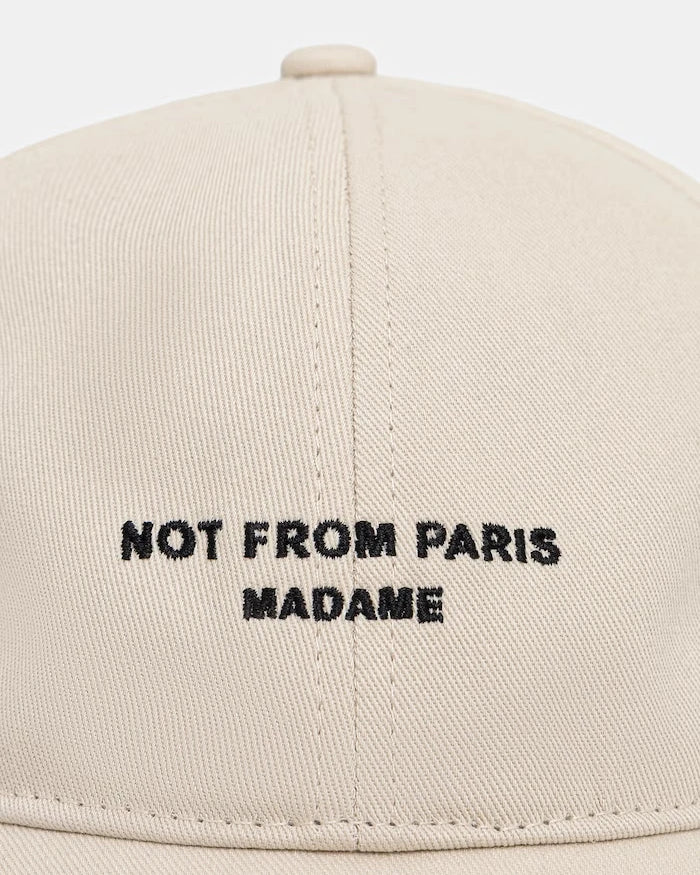 Drôle de Monsieur pamuk erkek şapka Slogan