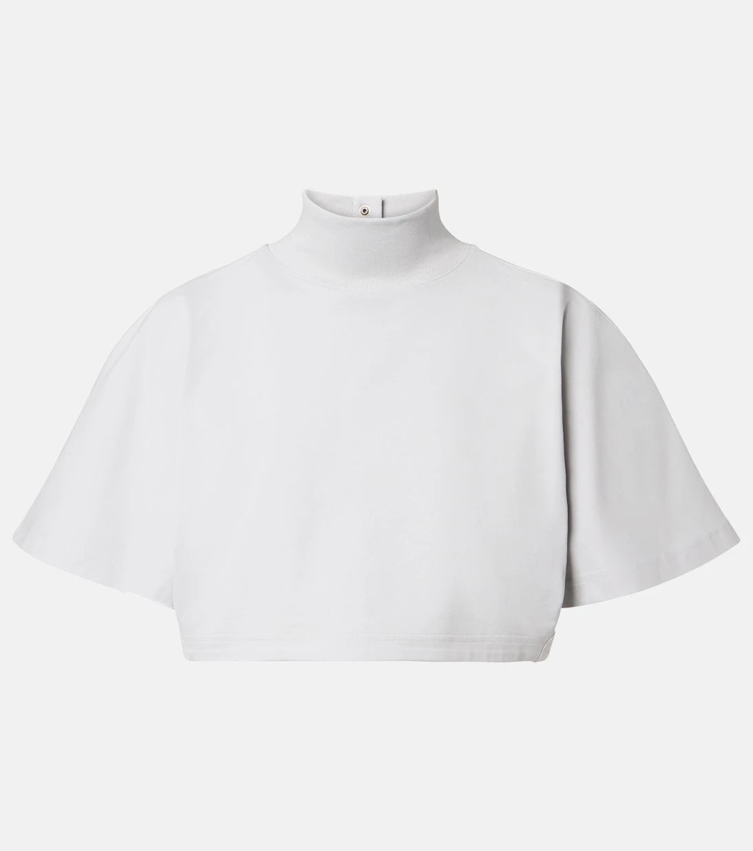 Alaïa - Cropped cotton jersey T-shirt