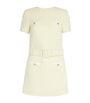 Self-Portrait Bouclé Belted Mini Dress