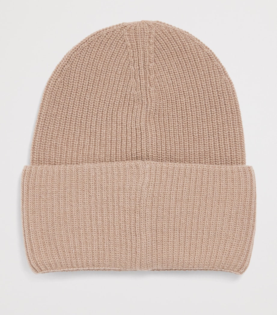 Nude Wool Logo Beanie