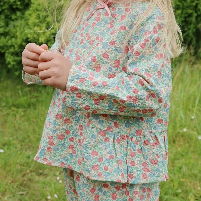 Konges Sløjd ELIN BOW BLOUSE GOTS Çocuk Bluzu