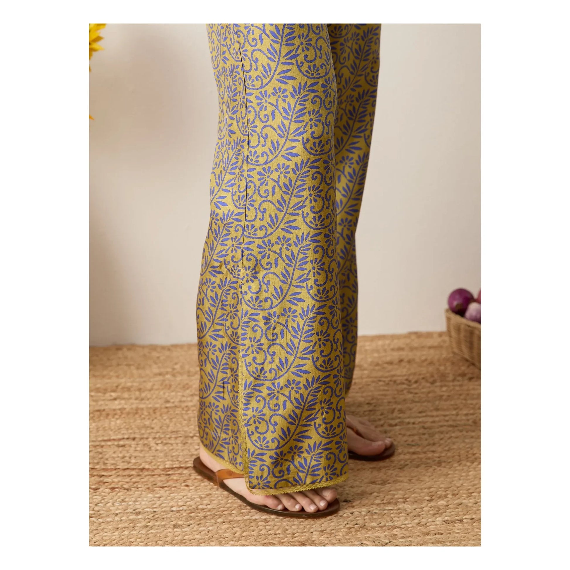 Boteh - Verve Silk Pants | Mustard