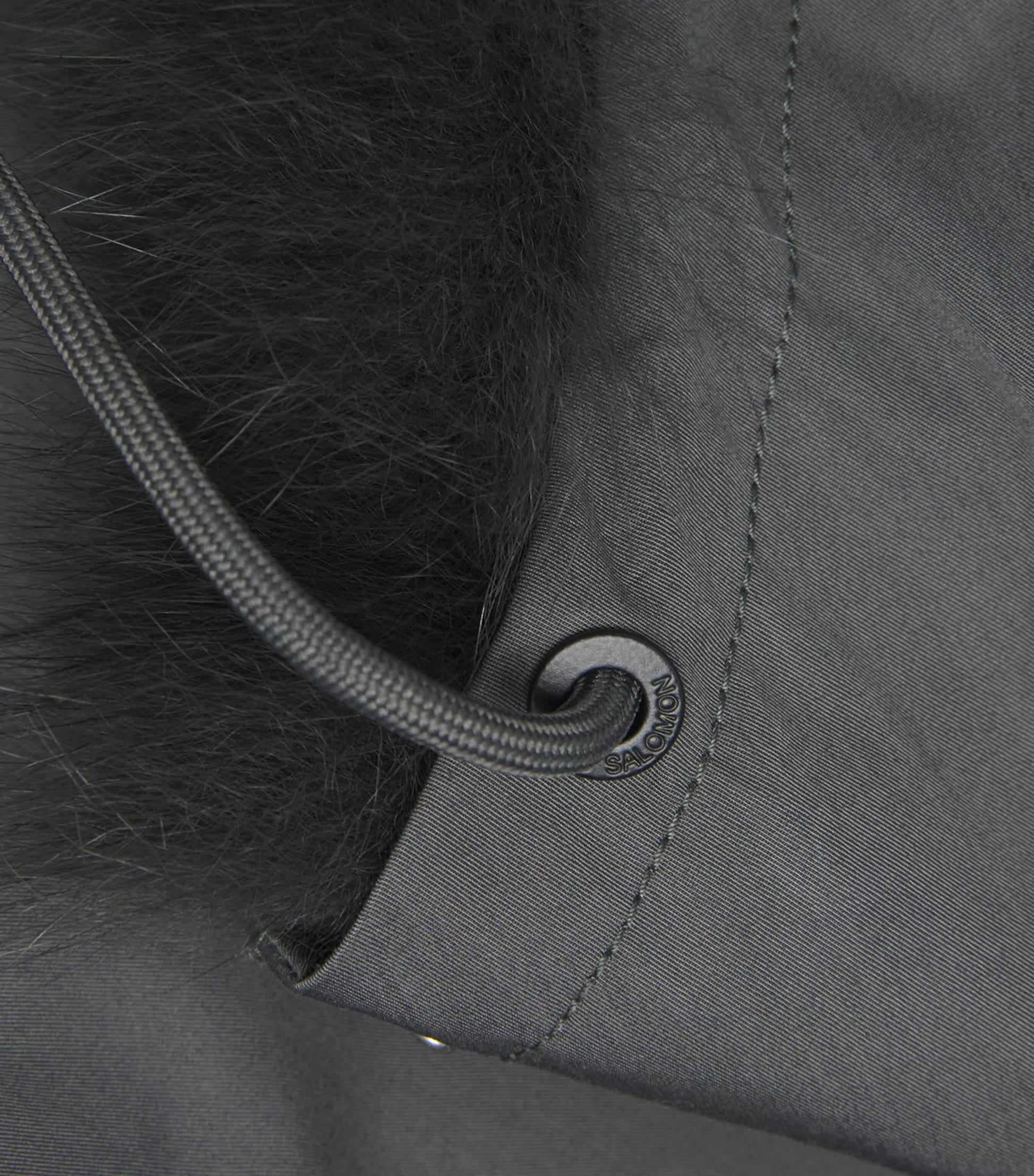 Yves Salomon Waterproof Fur-Trim Parka Coat