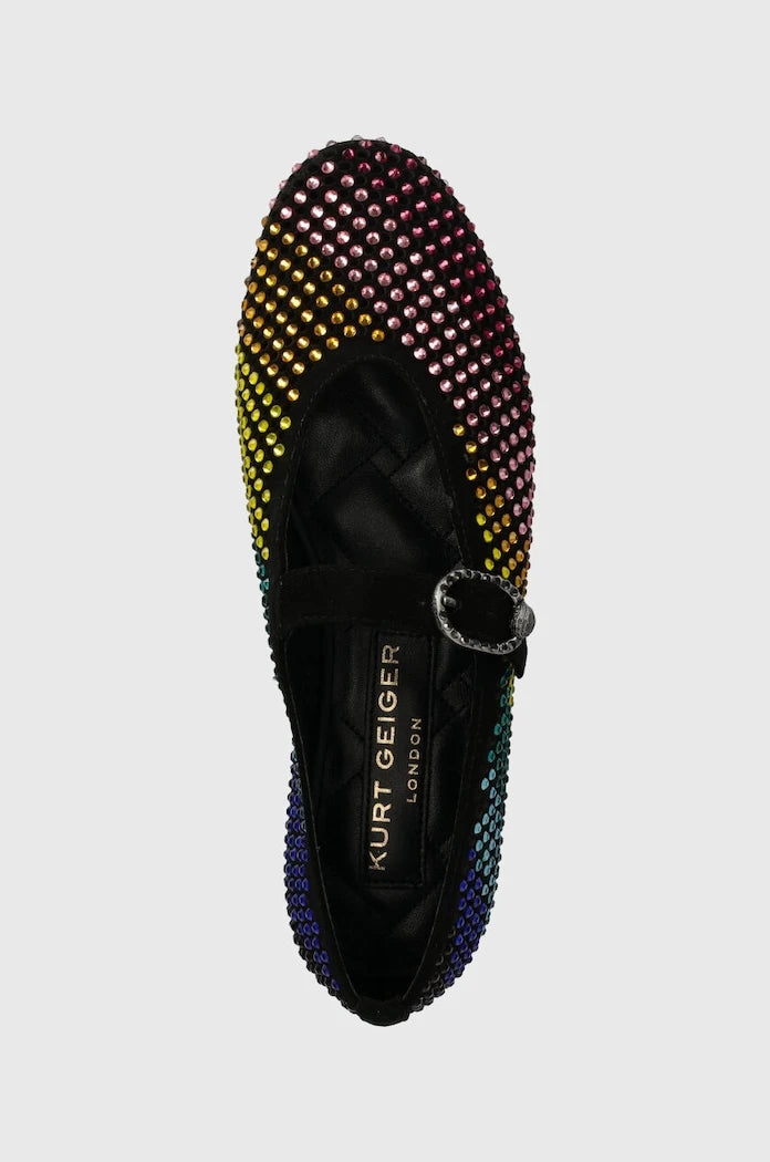 Kadife Balerinler Kurt Geiger London Mayfair Ballet Flat