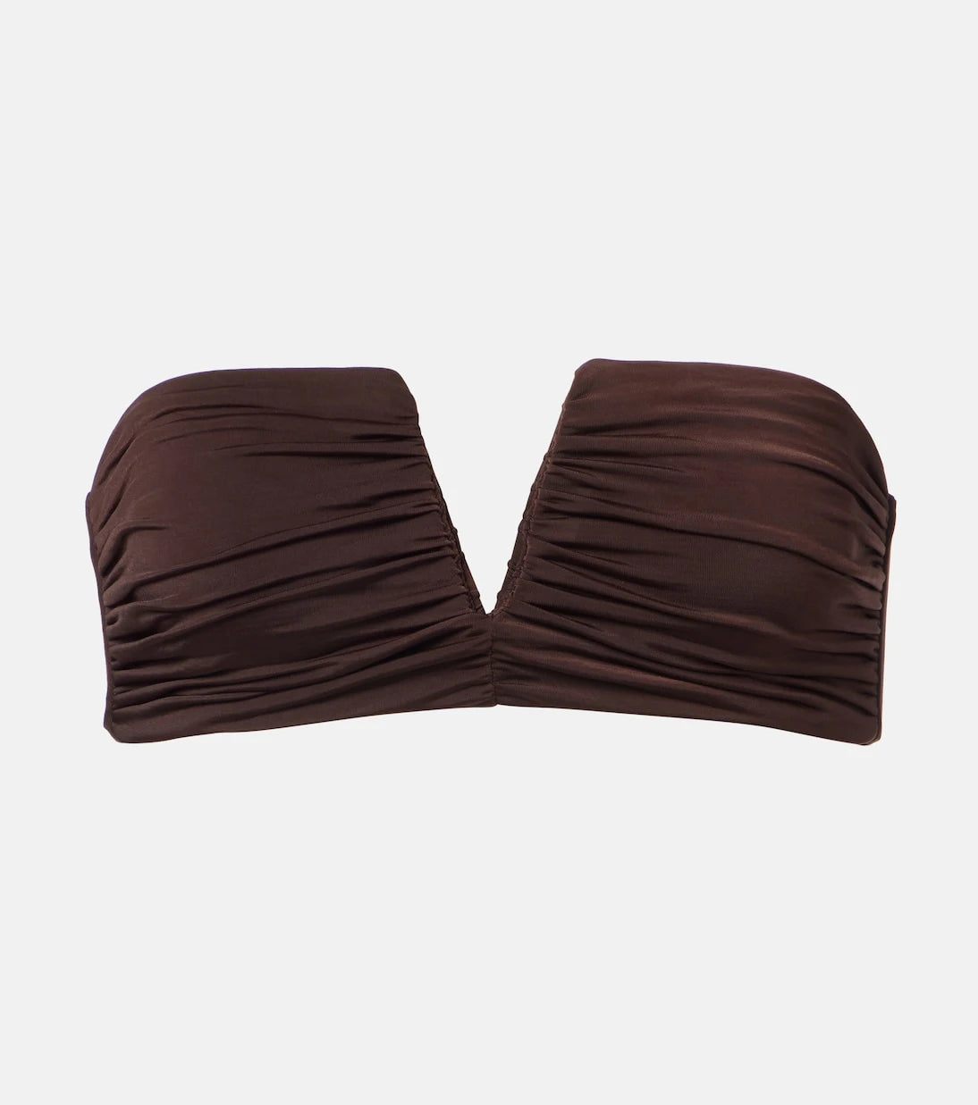 Jade Swim - توب بيكيني كلارا بتصميم ملفوف وخصر مطاطي