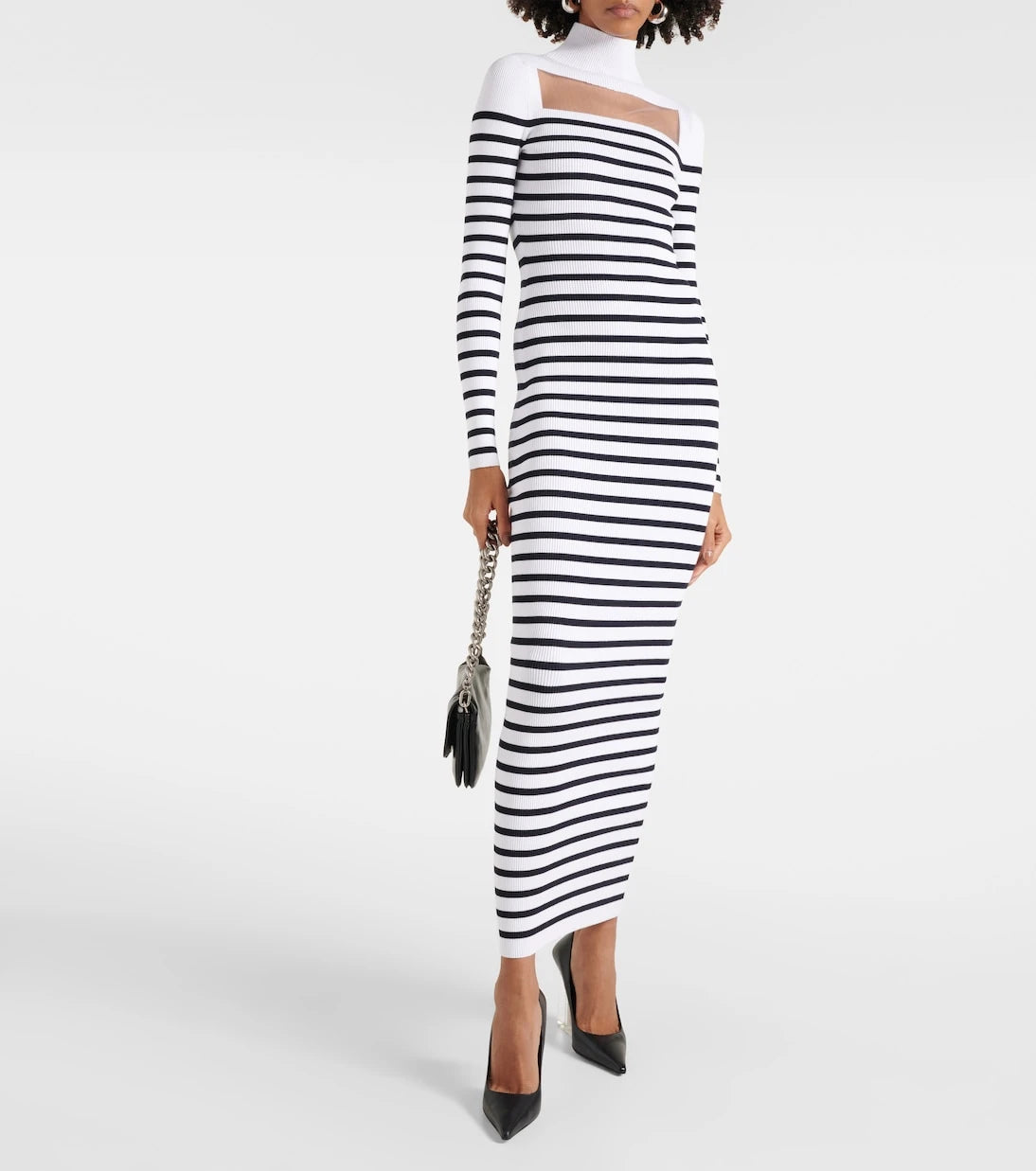 Jean Paul Gaultier - Striped maxi dress