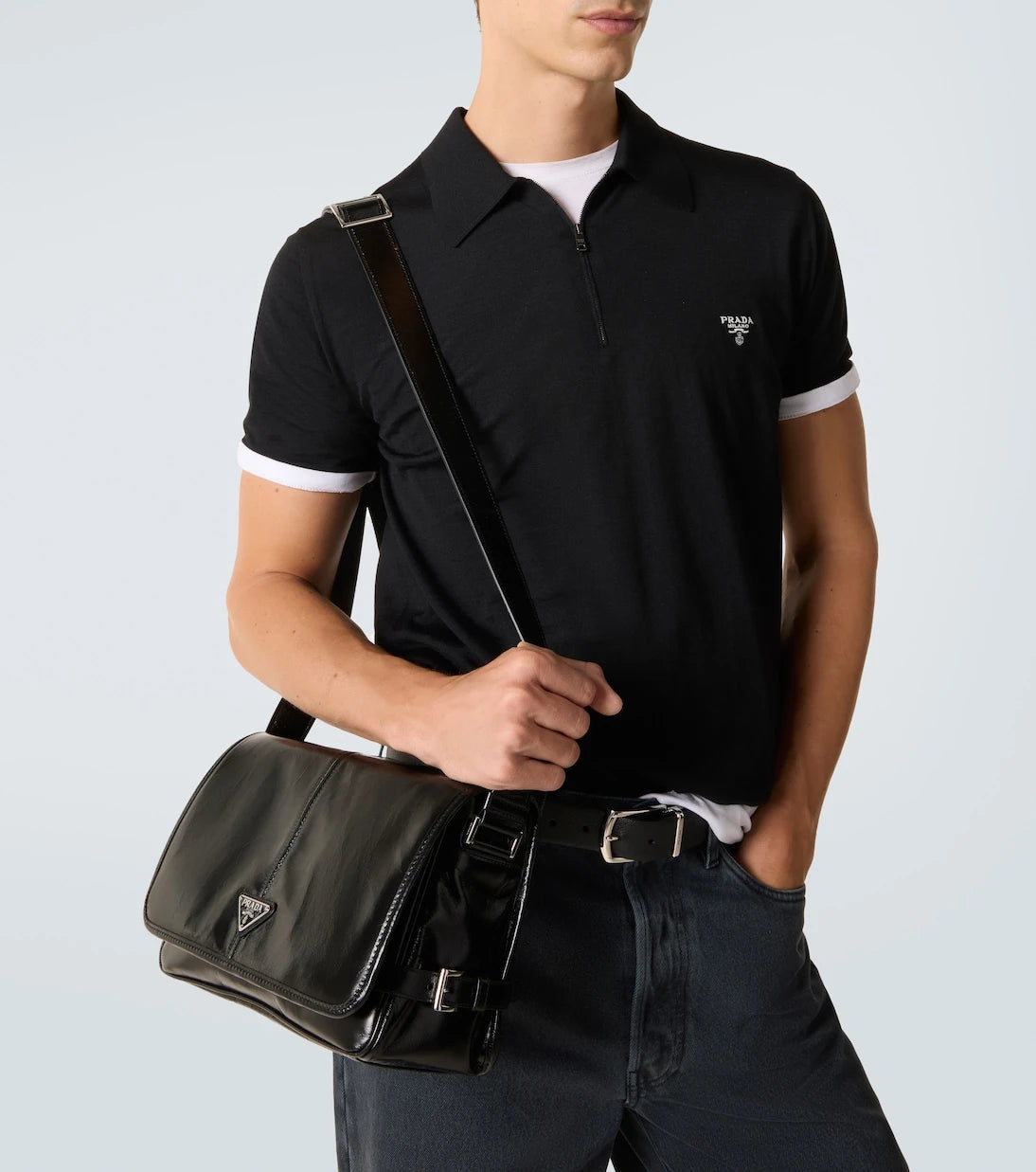 Prada - Leather shoulder bag