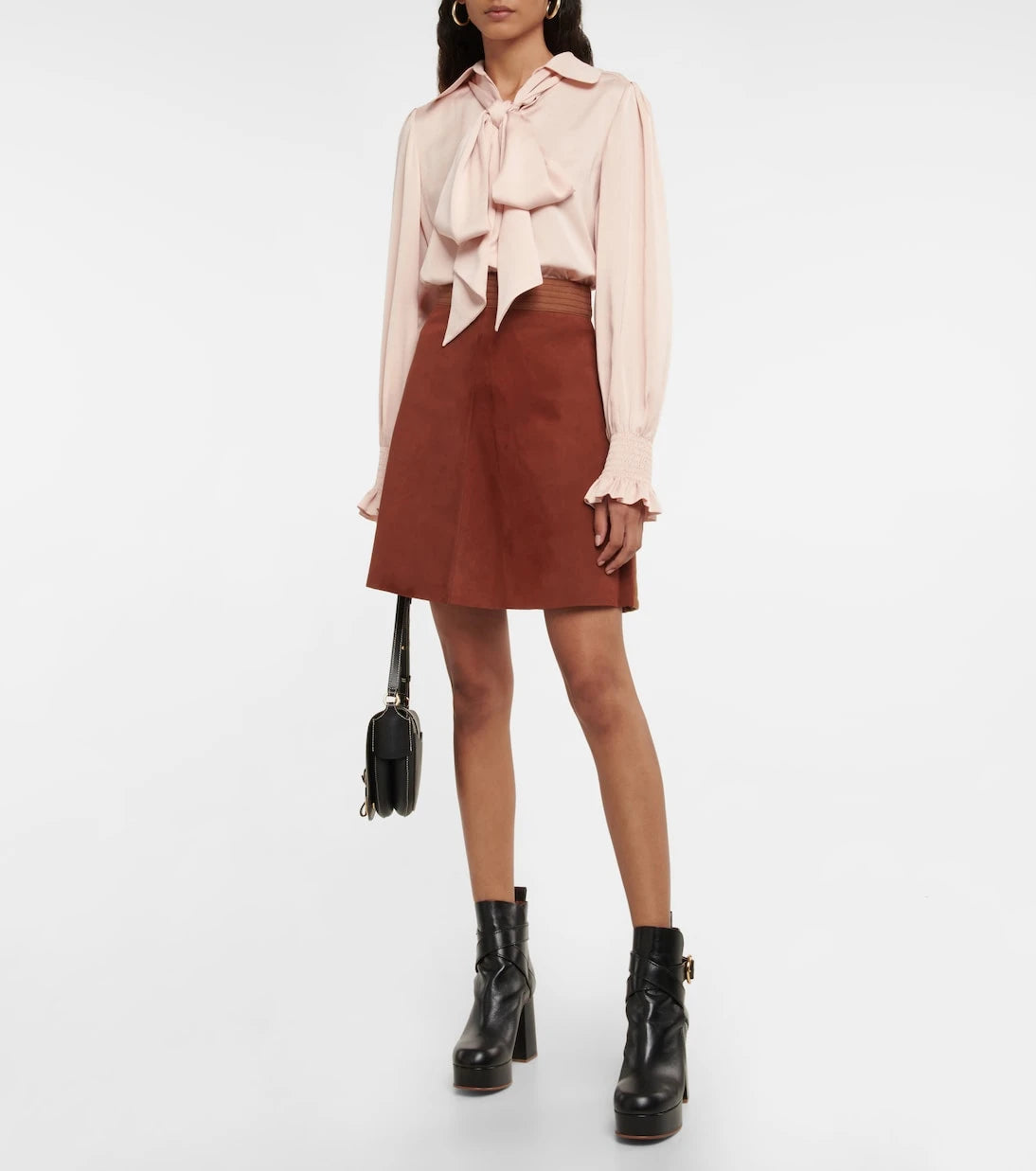 See By Chloé - Suede miniskirt