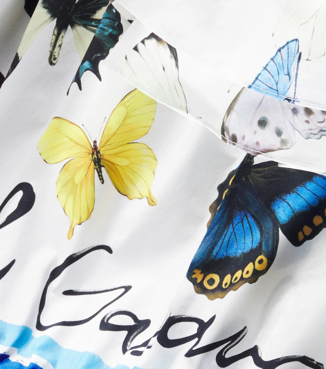 Dolce&Gabbana Kids - Ruffled printed cotton poplin top