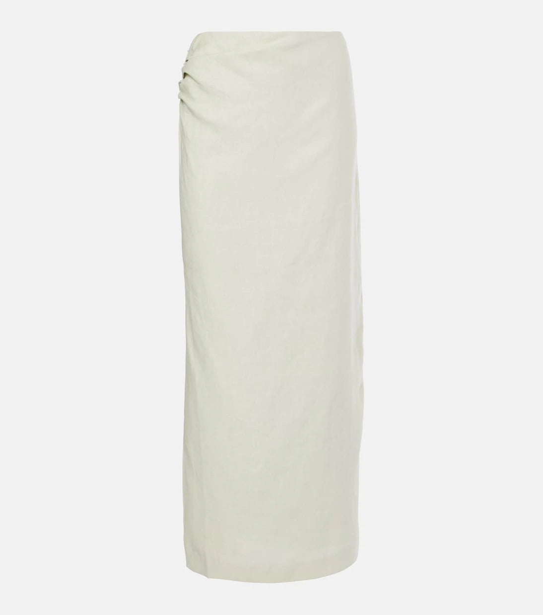 SIR - Iris asymmetric linen maxi skirt