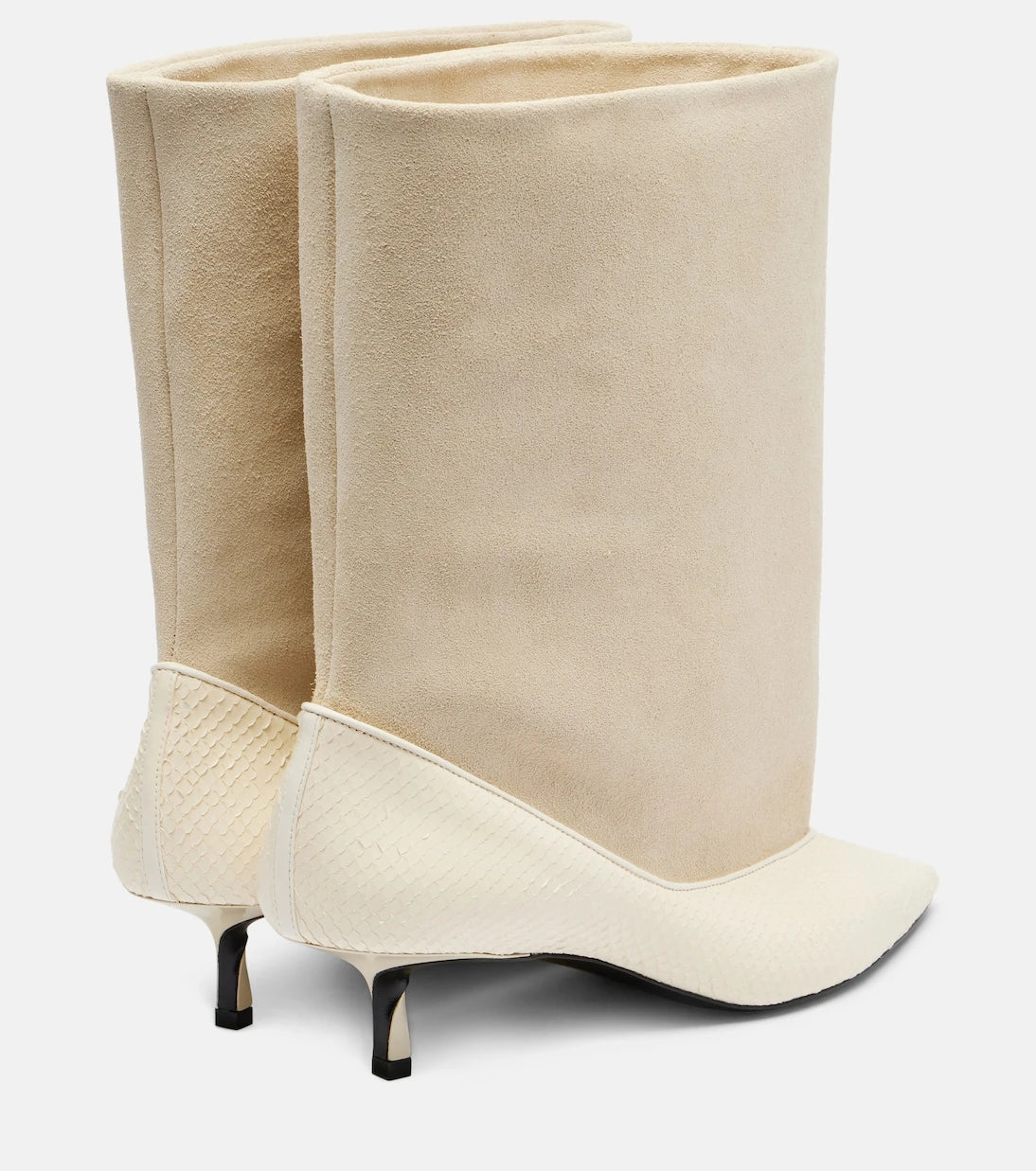 Jacquemus - Tourni leather and suede ankle boots
