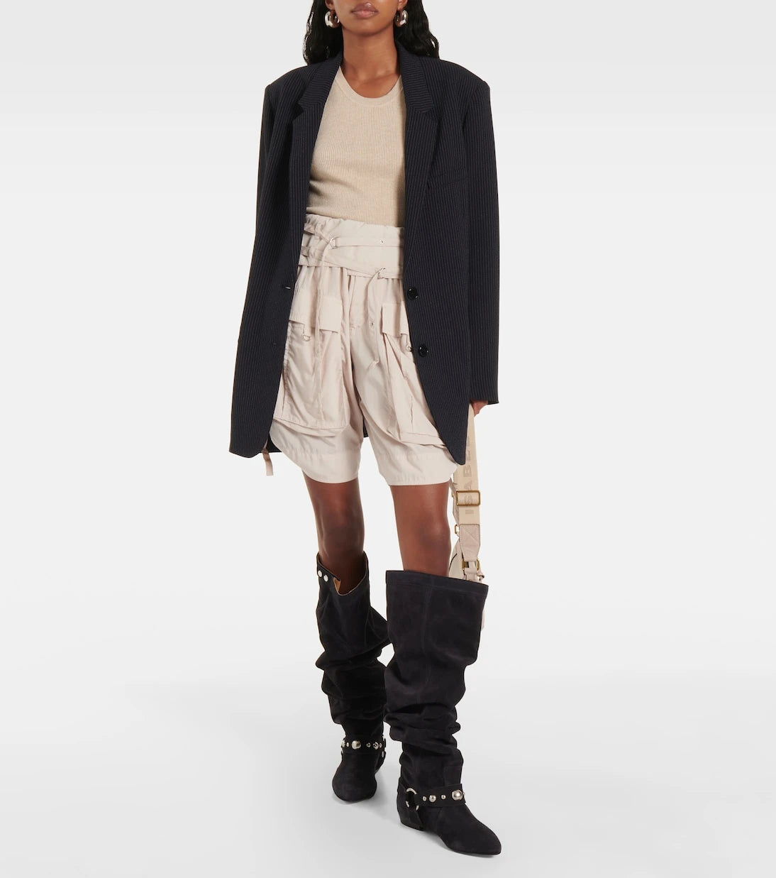 Isabel Marant - Selize suede over-the-knee boots