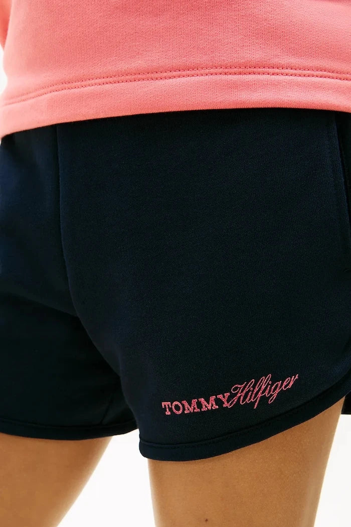 Tommy Hilfiger çocuklar için pamuklu spor şort