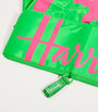 Green Logo Pocket Shopper Bag