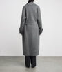 Joseph Multi Virgin Wool Herringbone Navarre Linear Coat