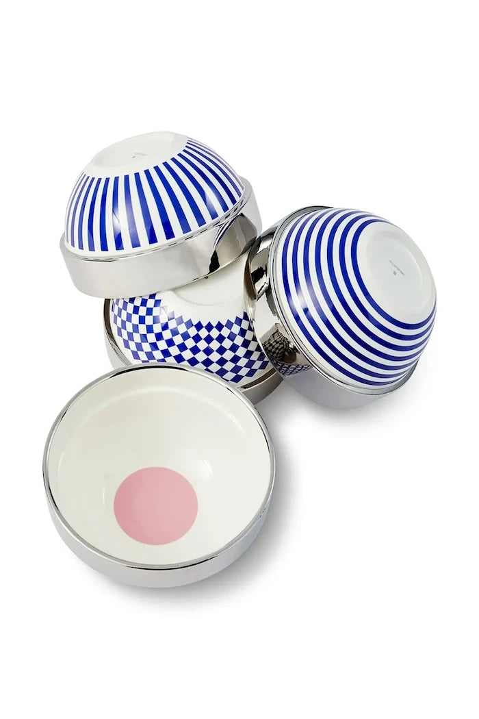 POLSPOTTEN Porselen Kase Seti 14 x 7,7 cm