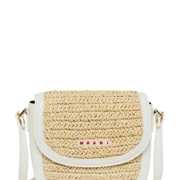 Детска чанта Marni MW113F RAFFIA EFFECT SMILE BAG BAGS