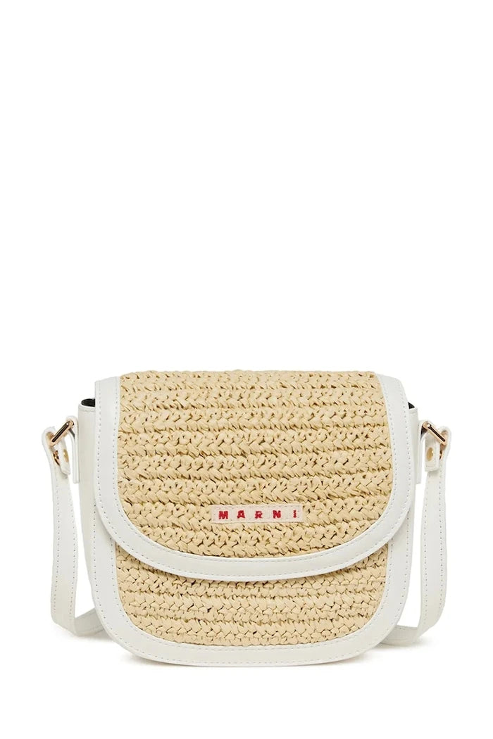Детска чанта Marni MW113F RAFFIA EFFECT SMILE BAG BAGS