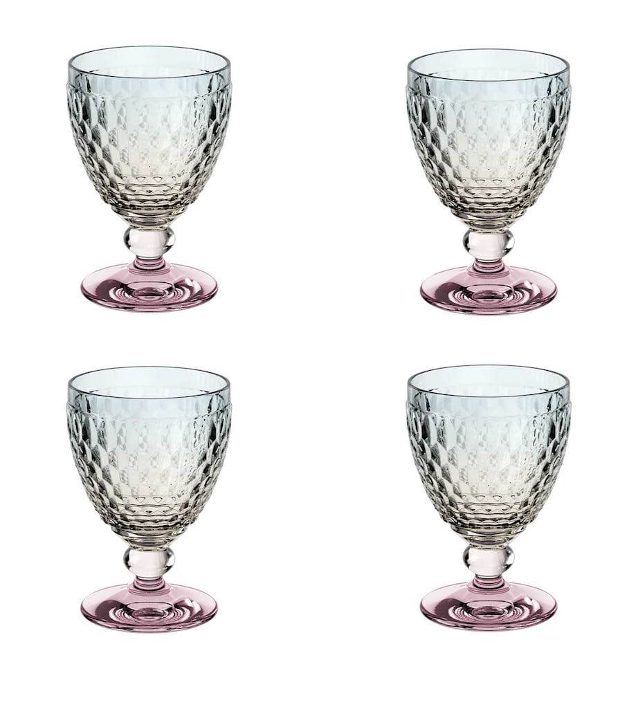 Villeroy & Boch Set of 4 Boston Pearl Red Wine Glasses (200ml)