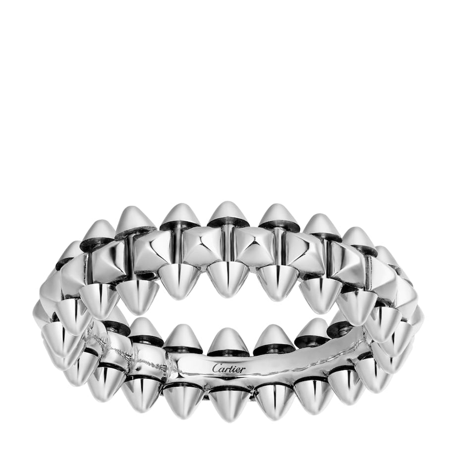 Small White Gold Clash de Cartier Ring