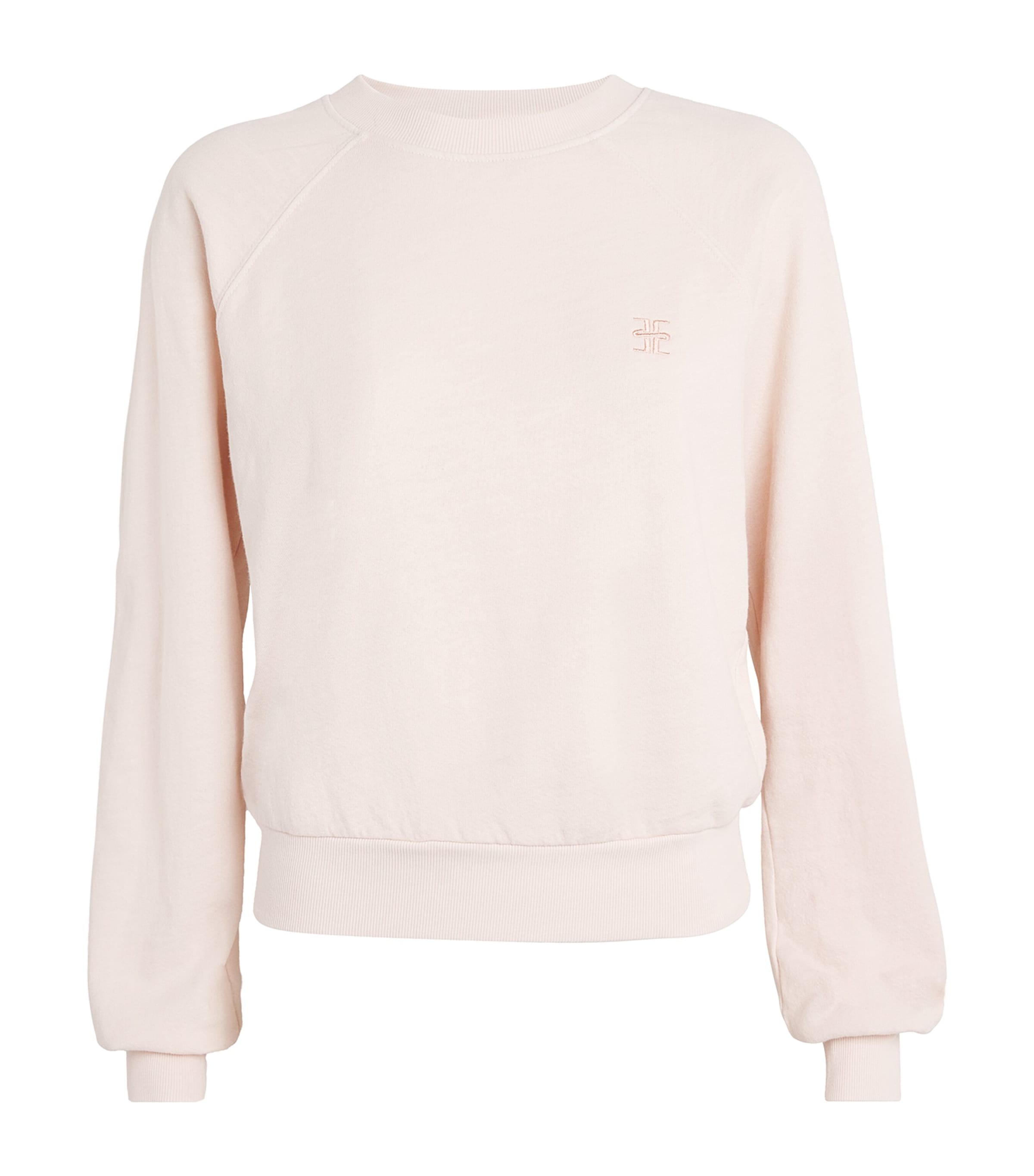 ÉTERNE Pink Cotton-Blend Sonny Sweatshirt