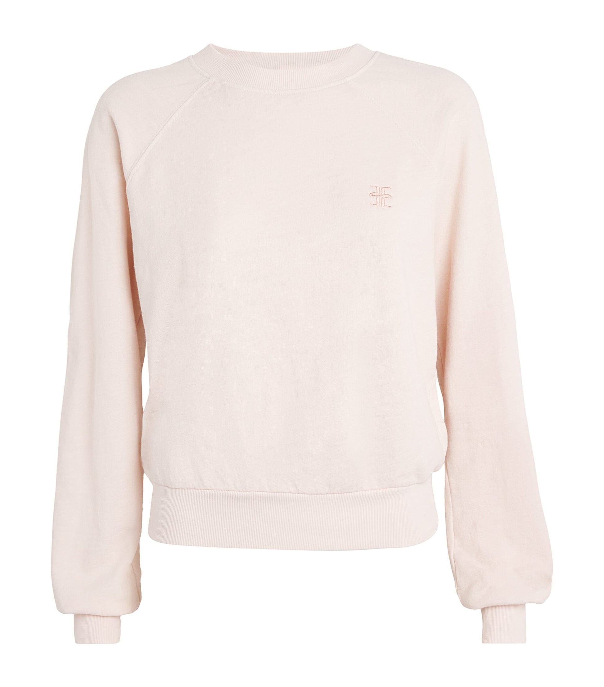 ÉTERNE Pink Cotton-Blend Sonny Sweatshirt
