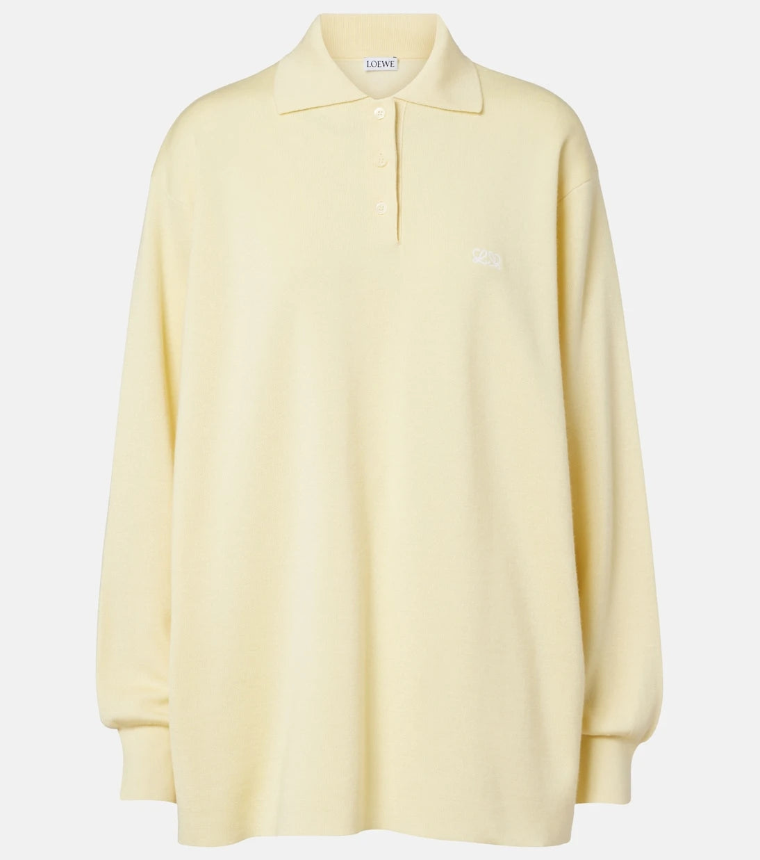 Loewe - Double L cashmere and silk-blend polo sweater