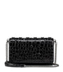 Christian Louboutin Red Paloma Alligator-Embossed Calfskin Clutch Bag