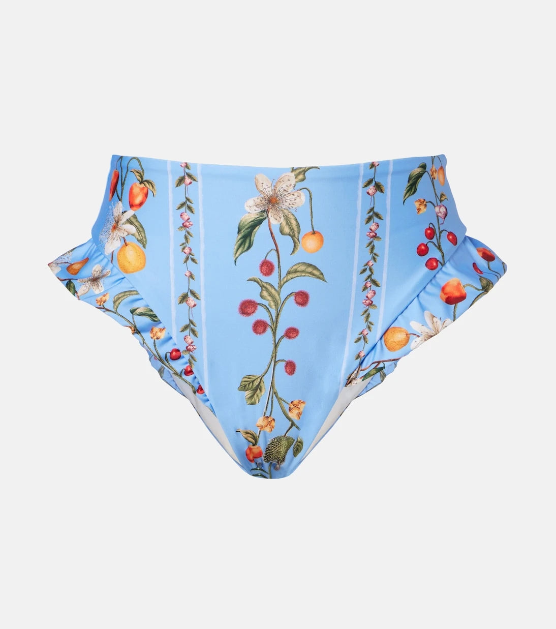 Agua by Agua Bendita - Jengibre printed ruffled bikini bottoms
