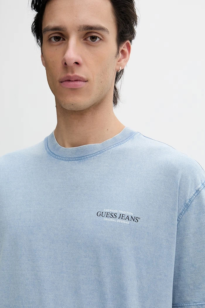 Guess Jeans Erkek Pamuklu Tişört