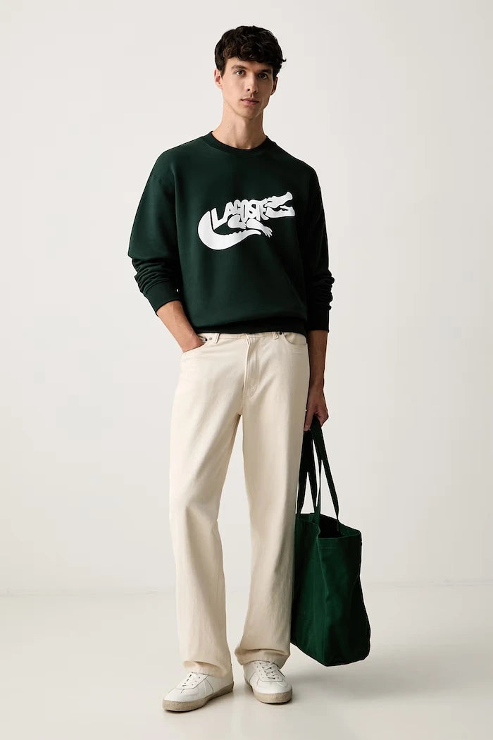 Lacoste erkek pamuklu sweatshirt