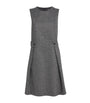 Houndstooth Tailored Mini Dress DARK GREY