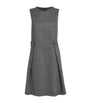Houndstooth Tailored Mini Dress DARK GREY