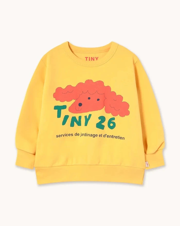 Tinycottons Kırmızı Köpek Grafik Baskılı Çocuk Pamuklu Sweatshirt