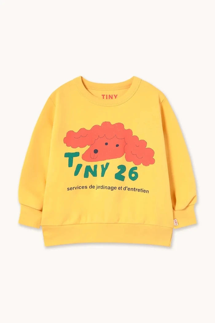 Детски памучен суичър Tinycottons RED DOG GRAPHIC SWEATSHIRT