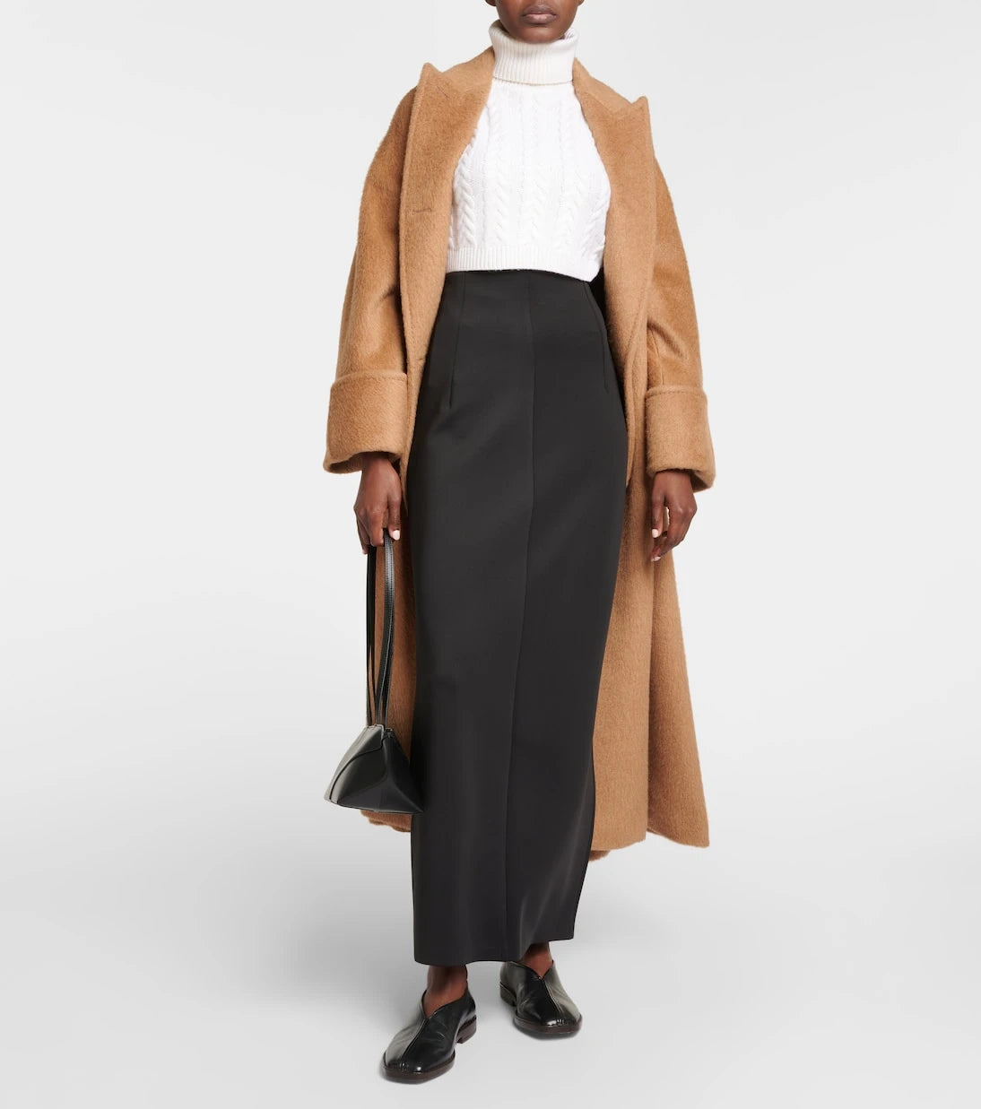 Max Mara - Oscuro wool and cashmere turtleneck top