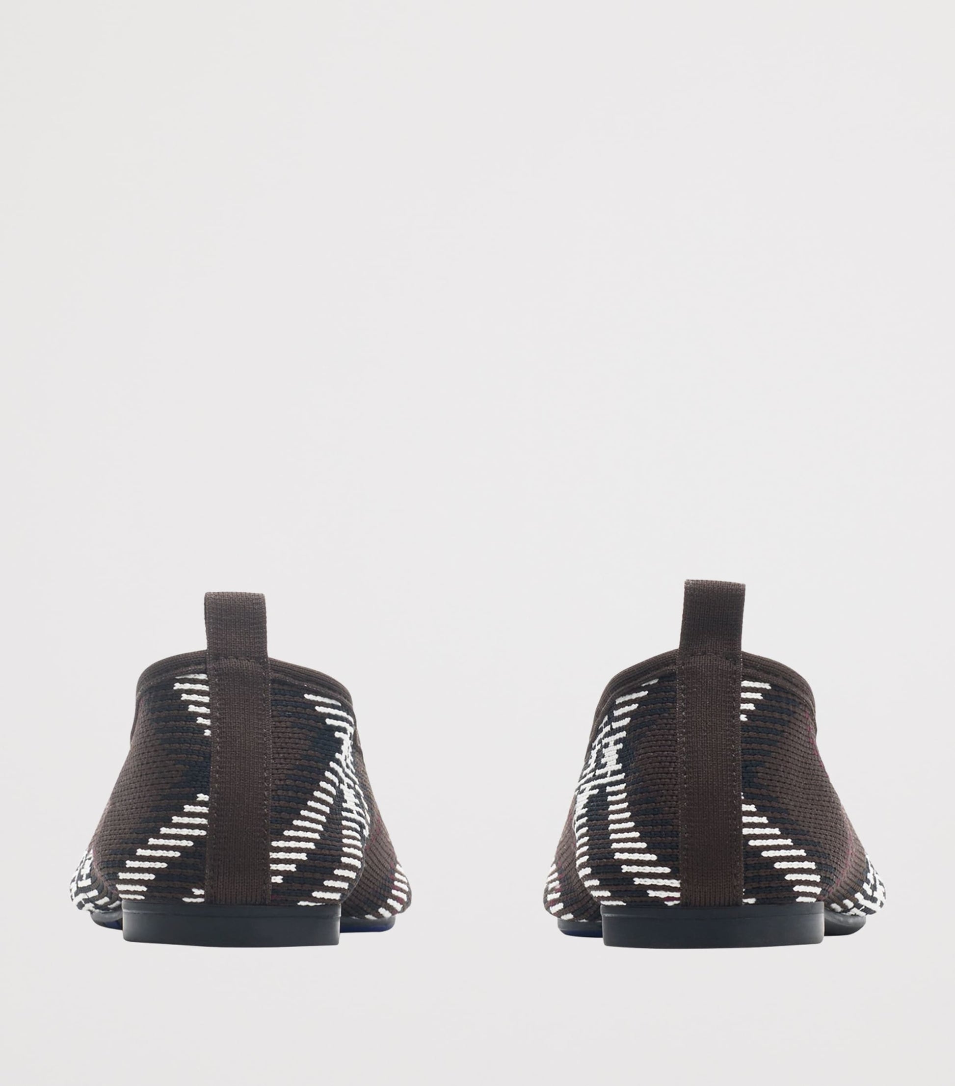 Brown Check Baby Ballet Flats