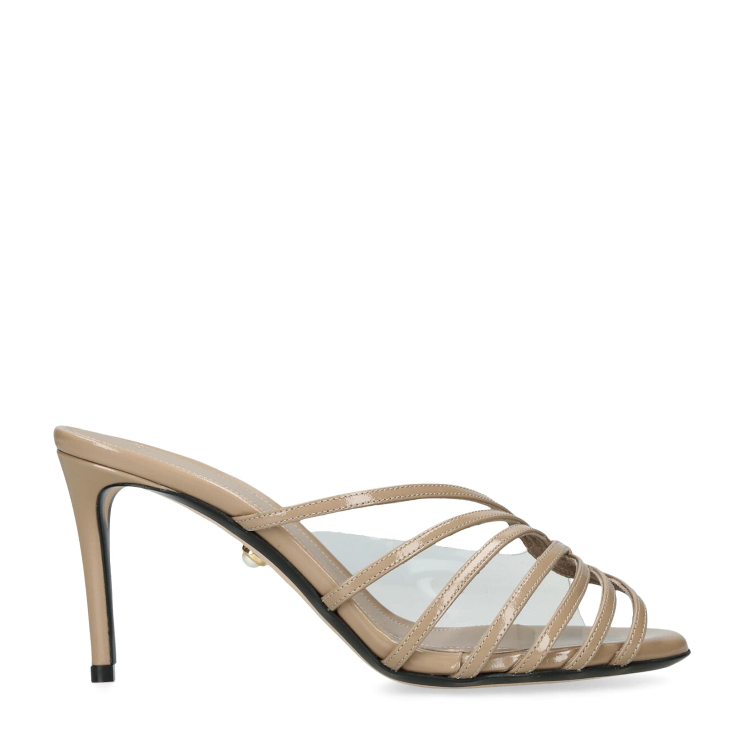 Patent Leather Miriam Heeled Mules 80