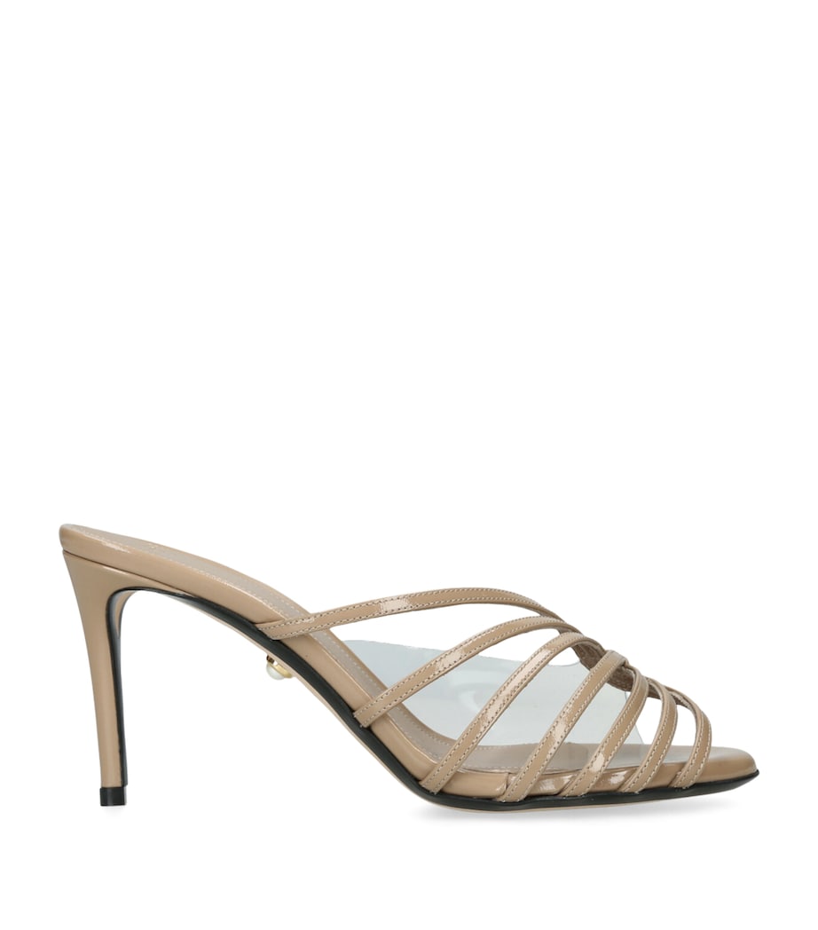 Patent Leather Miriam Heeled Mules 80