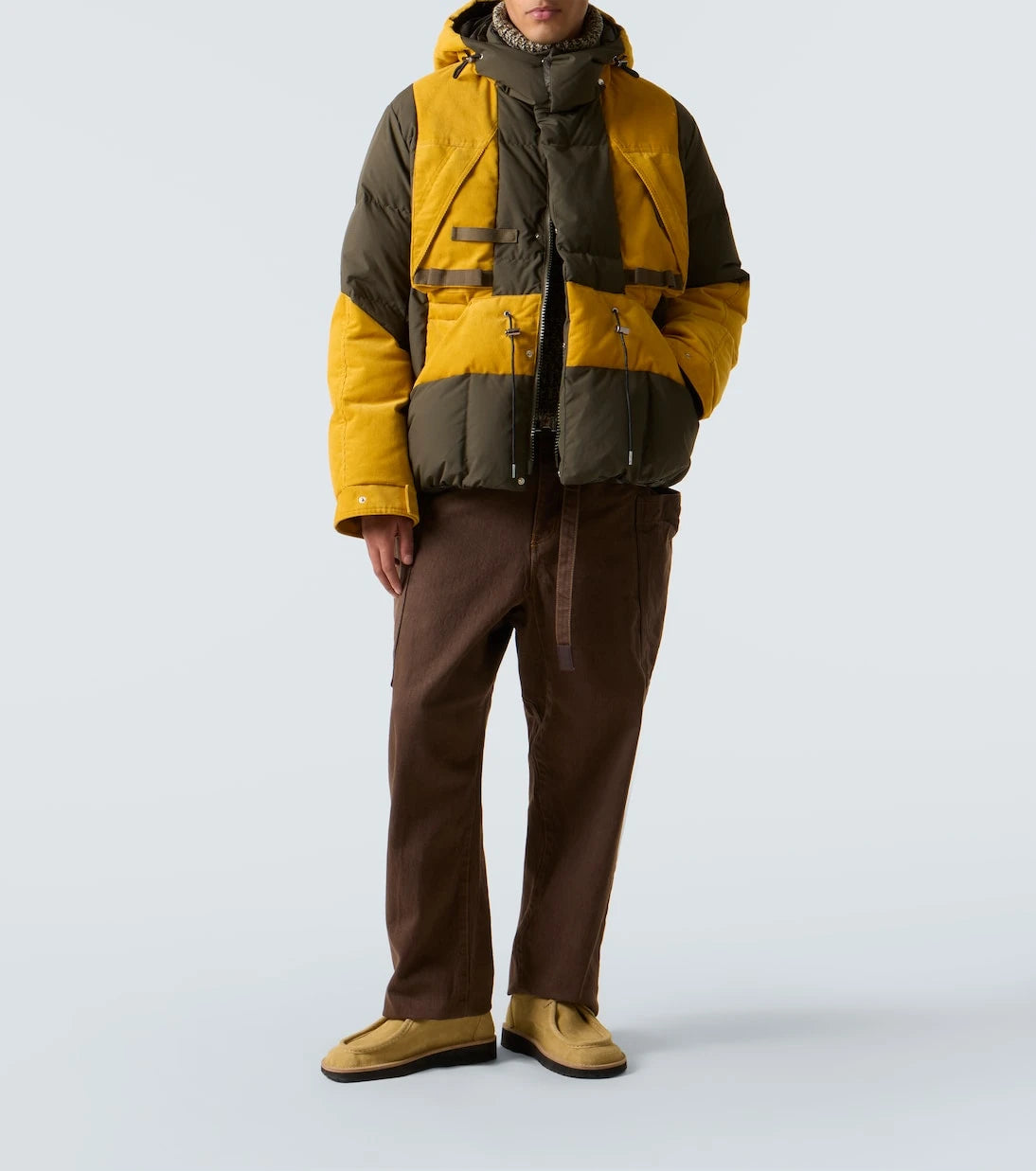 Sacai - Colorblock down jacket