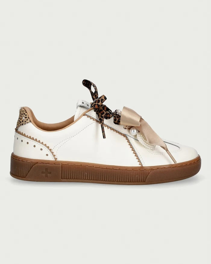 Gio+ Blue kadın deri sneaker