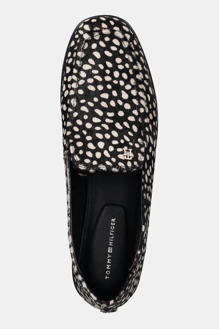 Tommy Hilfiger TH PONEY HAIR LOAFER Kadife Mokasinler